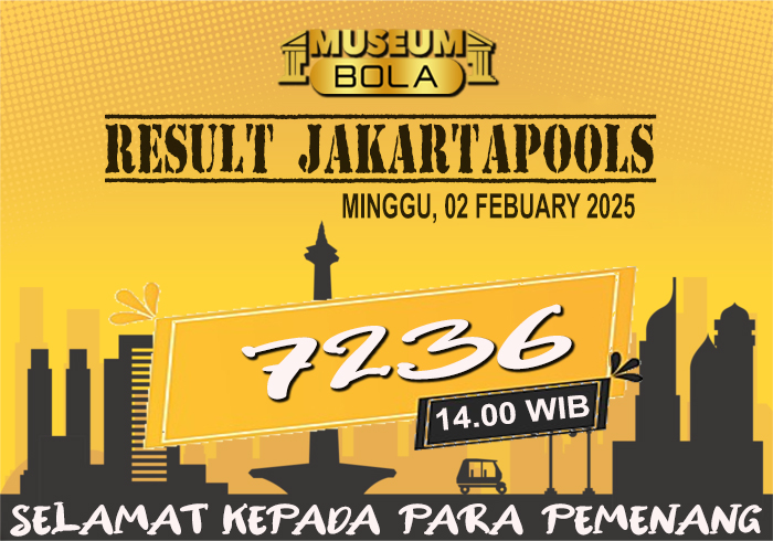 Keluaran Togel Jakarta Pools 02 Feb 2025