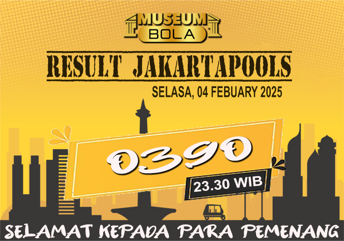 Keluaran Togel Jakarta Pools 04 Feb 2025