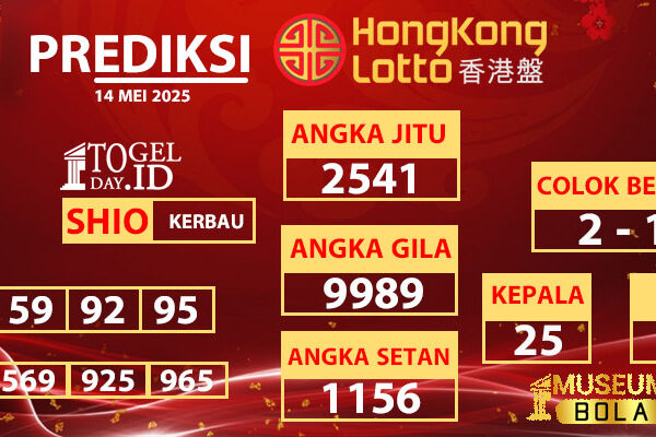 Prediksi Hongkong Lotto Rabu 14 Mei