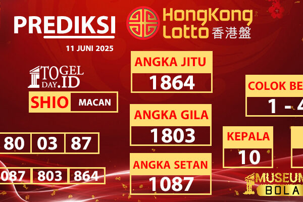 Museumbola – Prediksi Hongkong Lotto 11 Juni 2025 Museumbola