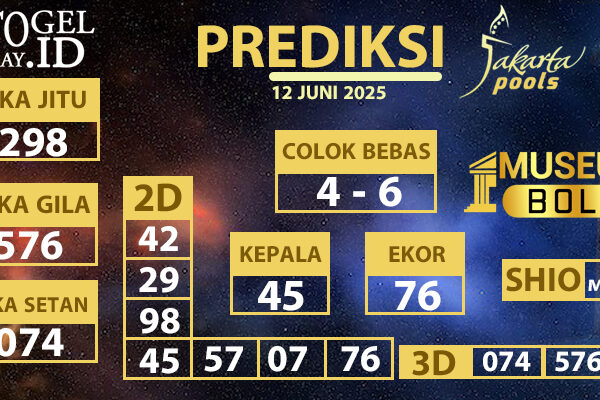 Museumbola – Prediksi Jakarta Pools 12 Juni 2025 Museumbola