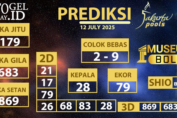Museumbola – Prediksi Jakarta Pools, 12 July 2025 Museumbola