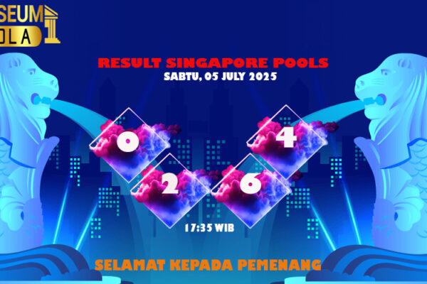Museumbola – Result Singapore, 05 July 2025 Museumbola